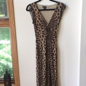 GUESS CHEETAH PRINT DRESS